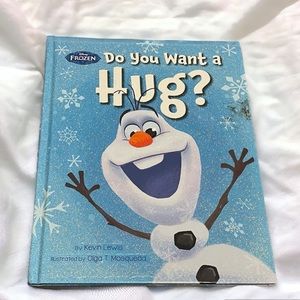 Disney Frozen Olaf Do You Want A Hug Hardcover Book